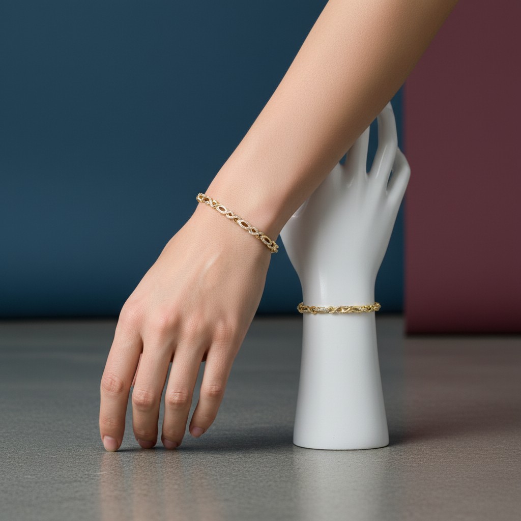 Zirkon Taşlı Xuping Bileklik